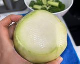 Hình bước làm 1 của món Su Hào Ngâm Nước Mắm