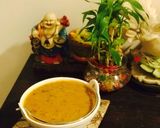 A picture of step 13 of Sindhi Style: 'Lal Math' or 'Lal Saag Dal'.