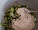 A picture of step 2 of My Refreshing and Cool Cucumber & Mint Dip. 😀.