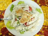 Ensalada verde con pollo a la plancha