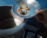 A picture of step 1 of Simple Egg Biryani.