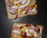 A picture of step 4 of Cheesy corn sandwich.