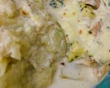 Foto del paso 9 de la receta: FILETES DE 🐟MERLUZA🐟 A LA CREMA DE QUESO ROQUEFORT🧀🫕🧀 Y QUESO CREMOSO 😋🤩🐟🫕🧀🍛🍶🐟