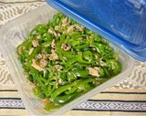 A picture of step 4 of Japanese Tuna and Green Sweet Peppers.