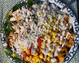 A picture of step 13 of Grilled Chicken Soul Salad with Cilantro Lime Rice and Mango Salsa.