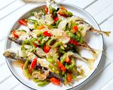 Foto langkah ke 7 dari resep Ikan Goreng Tumis Cabe Hijau.