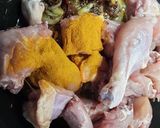 A picture of step 2 of Chicken Bhuna.