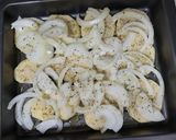 Foto del paso 1 de la receta: Salmón al horno con bechamel de roquefort