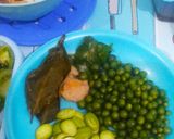 Foto langkah ke 2 dari resep Ikan Asin Jambal, lenca dan Pete Cabe Ijo.
