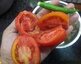 A picture of step 1 of Spicy Pasta.