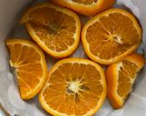 A picture of step 1 of Orange Cake.