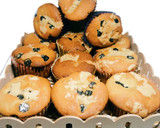 Foto del paso 6 de la receta: Muffins de vainilla con arándanos y crumble
