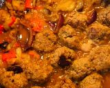Török padlizsános húsgombócok serpenyőben recept fázis 5 fotója