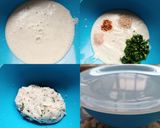A picture of step 2 of Sago and potato Puri (farali).