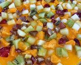 Foto langkah ke 4 dari resep Puding Sutra Buah.