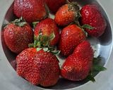 A picture of step 1 of Strawberry Burfi.