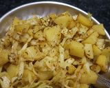 A picture of step 6 of Pata gobhi.