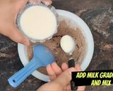 A picture of step 3 of Chocolate Cookies Eggless.
