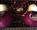 A picture of step 1 of California Farm Smoked Onion Soup.