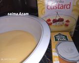 A picture of step 1 of Fruits custard dessert.
