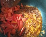 A picture of step 3 of Vegetable Biryani.