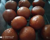 A picture of step 8 of Baked gulab jamun.