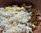 A picture of step 4 of Palak Paneer Pulao.