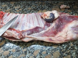Asado de cordero al horno