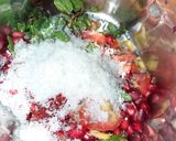 A picture of step 2 of Pomegranate Chutney.