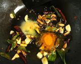A picture of step 3 of Drumstick Leaves Dal.