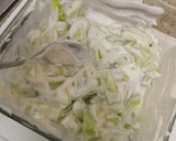A picture of step 4 of Cucumber salad 🥒.