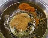 A picture of step 2 of Mango pickle in punjabi style.