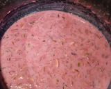 A picture of step 6 of Rose Flavour Basundi.