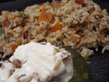 Zapallitos rellenos con arroz