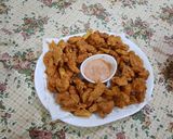 A picture of step 6 of Dhaka fried chicken.