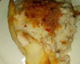 Foto del paso 8 de la receta: Tarta de pollo con tapa de papa