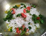 A picture of step 6 of Aloo matar poha.