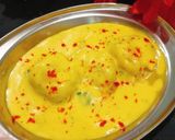 A picture of step 4 of Holi Special Kadhi Badi.