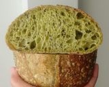 Foto langkah ke 27 dari resep Wijen Hitam Putih Pandan Sourdough Bread (Open Bake Method).
