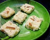 A picture of step 3 of Chhena poda.