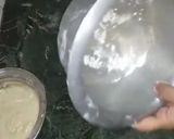 A picture of step 4 of Santa Claus Cake.