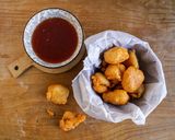 Foto del passaggio 4 della ricetta Finte frittelle di parmigiano leggere senza farina (gluten free)