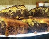 Foto del paso 8 de la receta: Bizcocho marmoleado de naranja y cacao, con esencia de vainilla