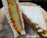 A picture of step 5 of Harissa Toast.