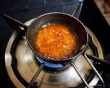 A picture of step 8 of Soya Chunk keema.