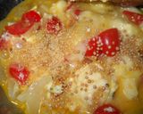 Foto del paso 6 de la receta: Morrón relleno 3 quesos (a las brasas)