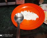 A picture of step 1 of Burma Halwa.