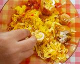 Foto langkah ke 4 dari resep 10. Nasi Kuning (Aron dan Kukus).