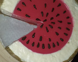 Foto del paso 18 de la receta: Tarta fresca con forma de sandía 🍉🍉🍉