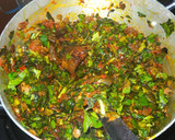 A picture of step 12 of Ẹfọ riro.